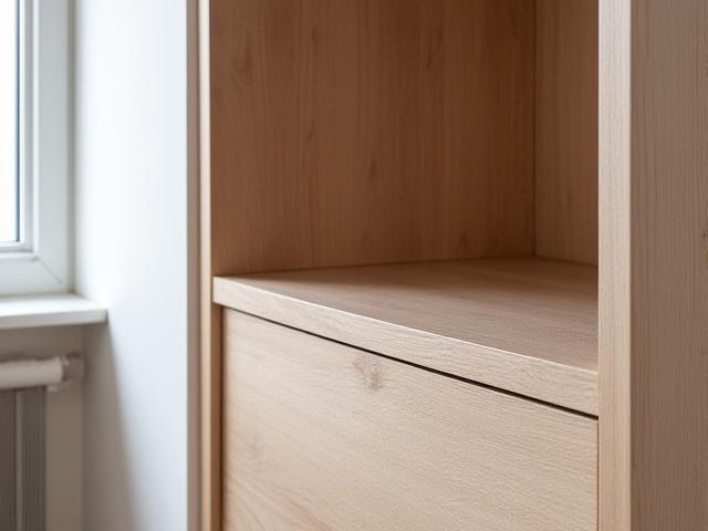 Spesialtilpasset bokhylle i treverk